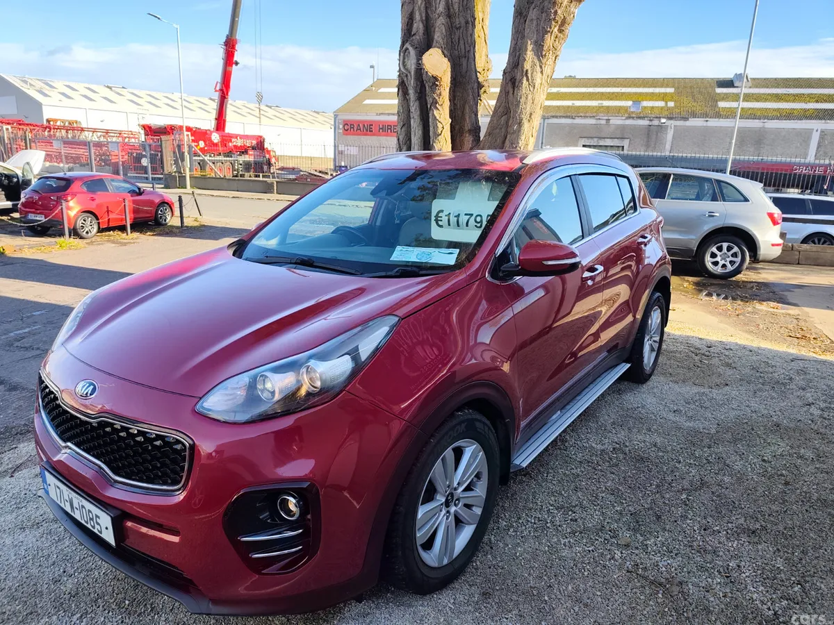 Kia Sportage SUV, Diesel, 2017, Red