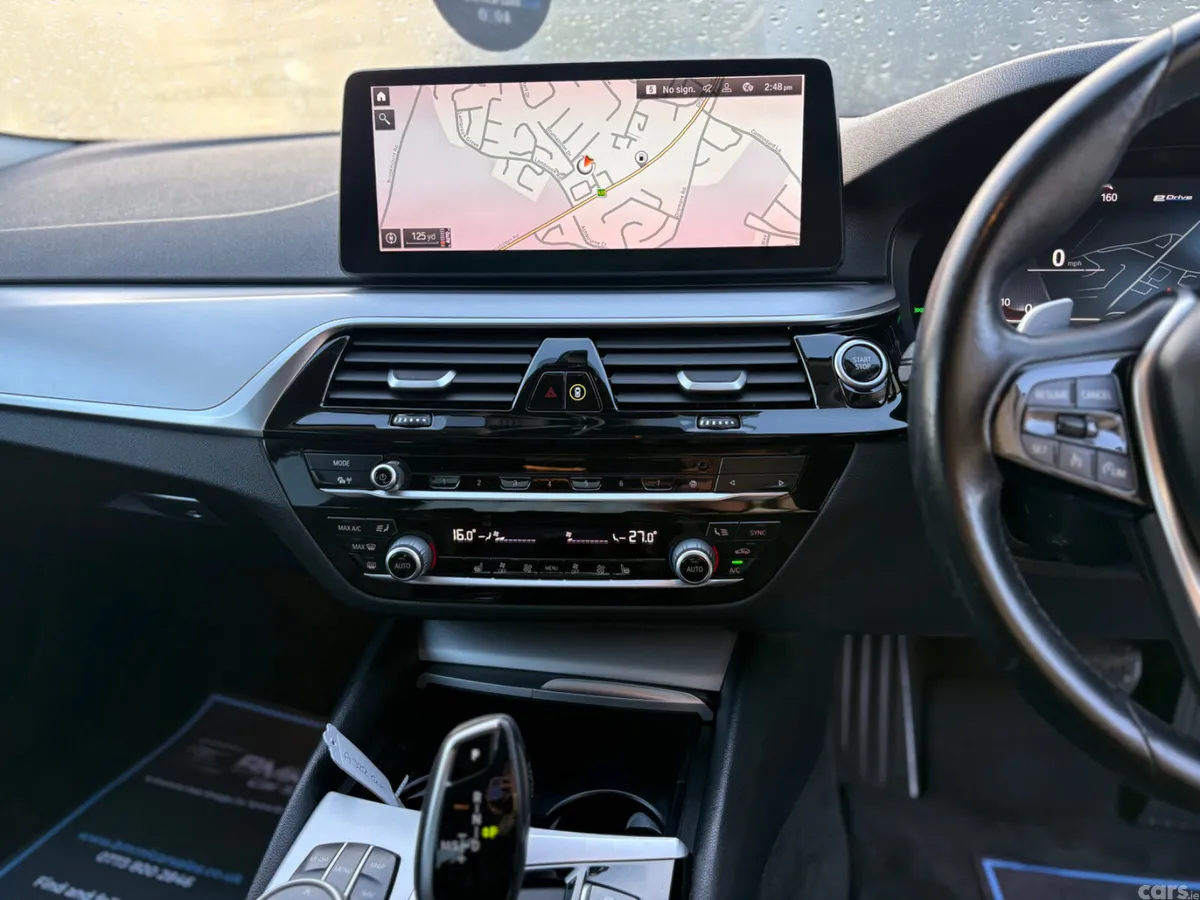 BMW 5-Series Saloon, Petrol Hybrid, 2022, Red