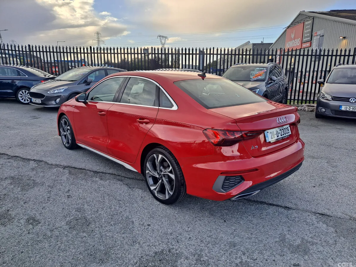 Audi A3 Saloon, Petrol, 2021, Red