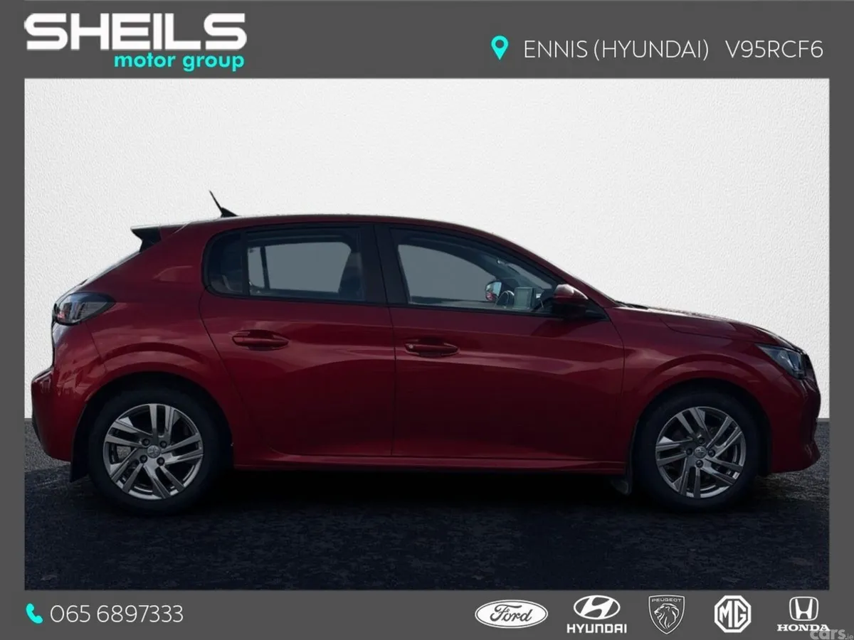 Peugeot 208 Hatchback, Petrol, 2020, Red