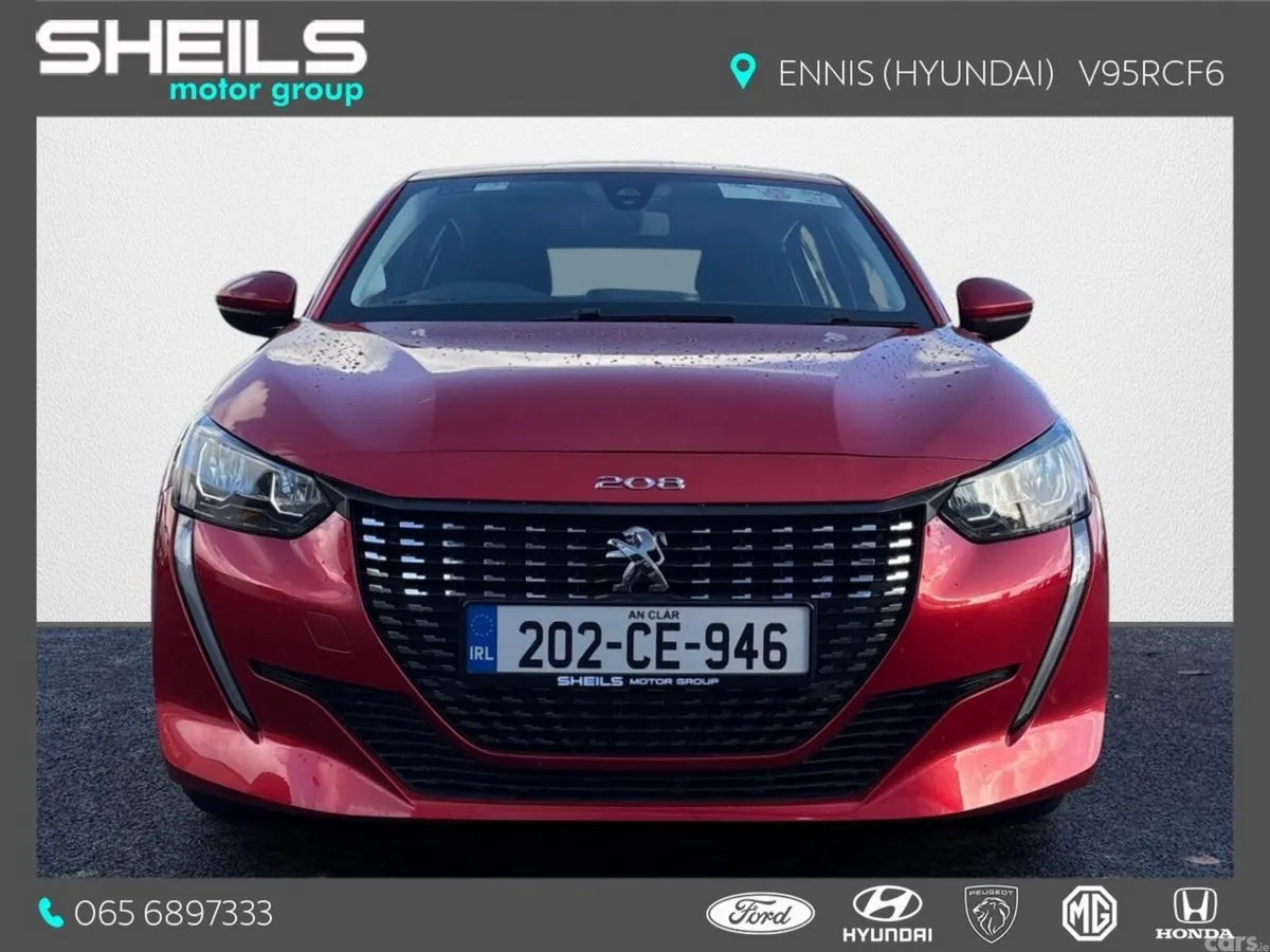 Peugeot 208 Hatchback, Petrol, 2020, Red