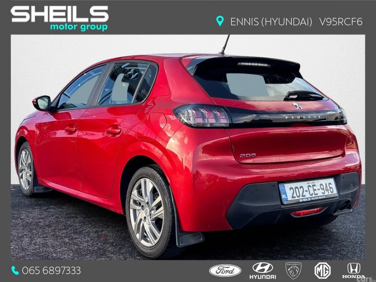 Peugeot 208 Hatchback, Petrol, 2020, Red