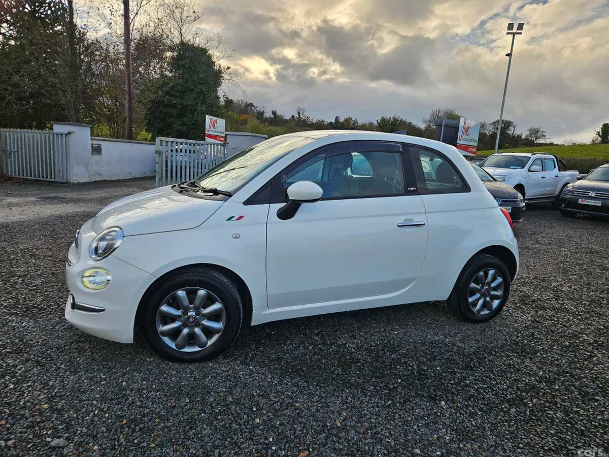 Fiat 500 Hatchback, Petrol, 2018, White