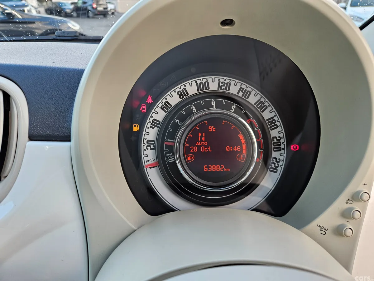 Fiat 500 Hatchback, Petrol, 2018, White