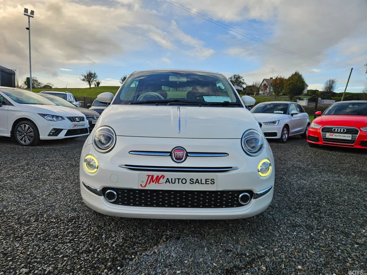 Fiat 500 Hatchback, Petrol, 2018, White