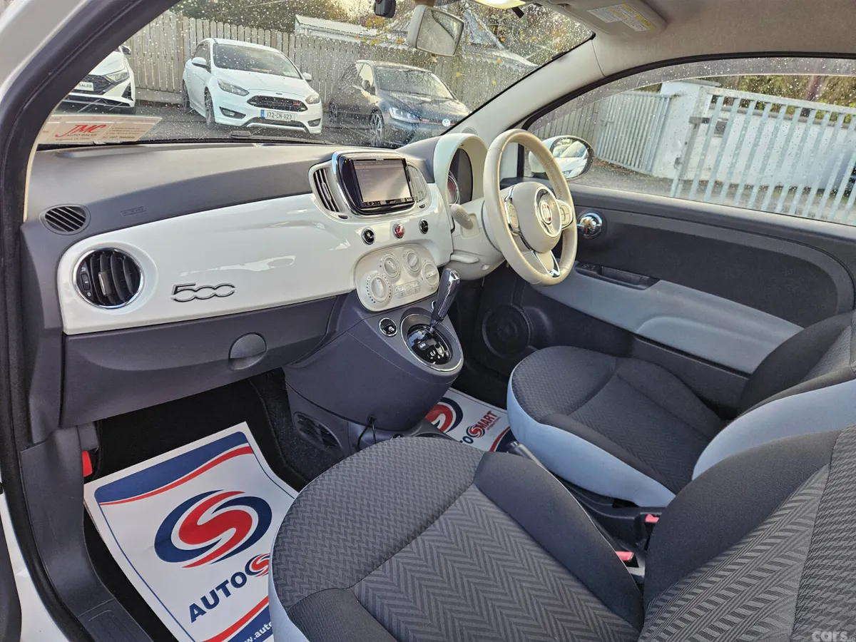 Fiat 500 Hatchback, Petrol, 2018, White