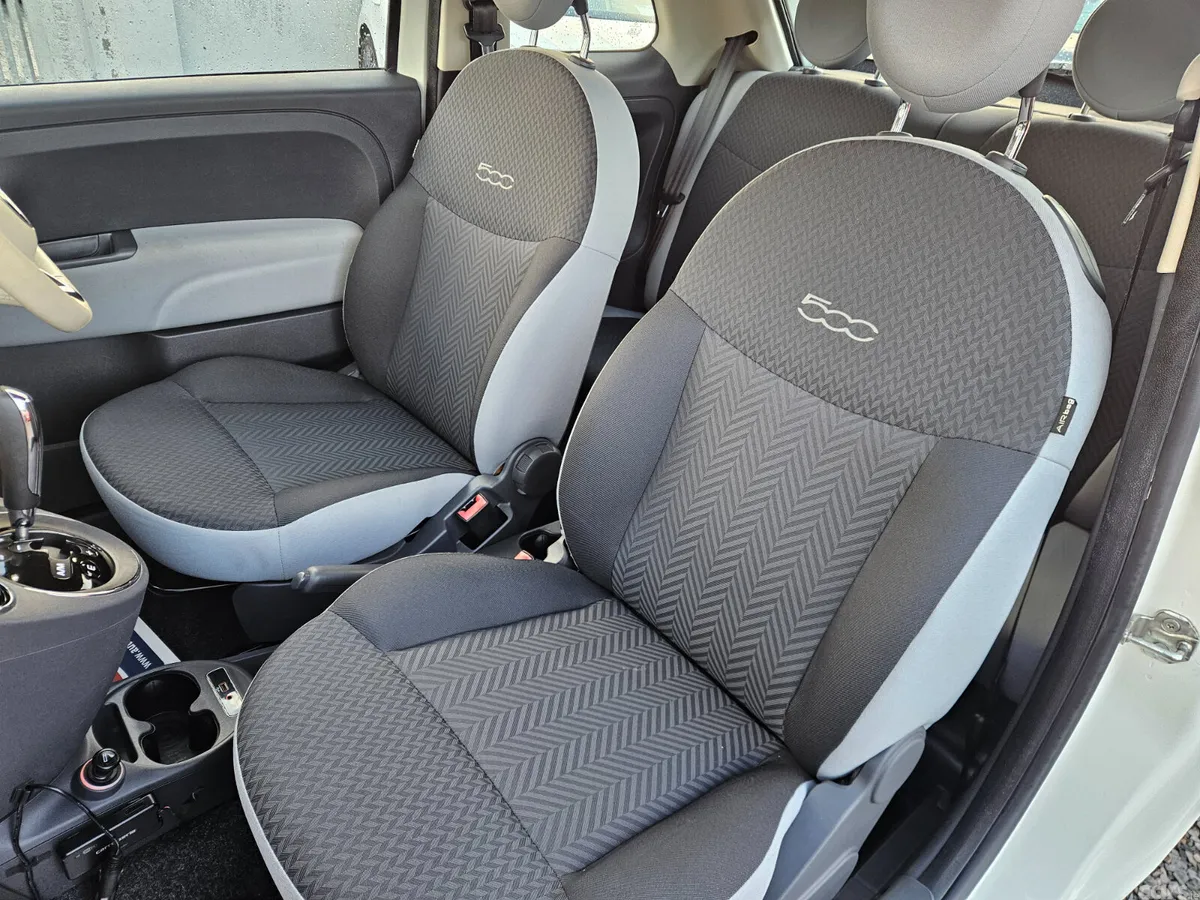 Fiat 500 Hatchback, Petrol, 2018, White