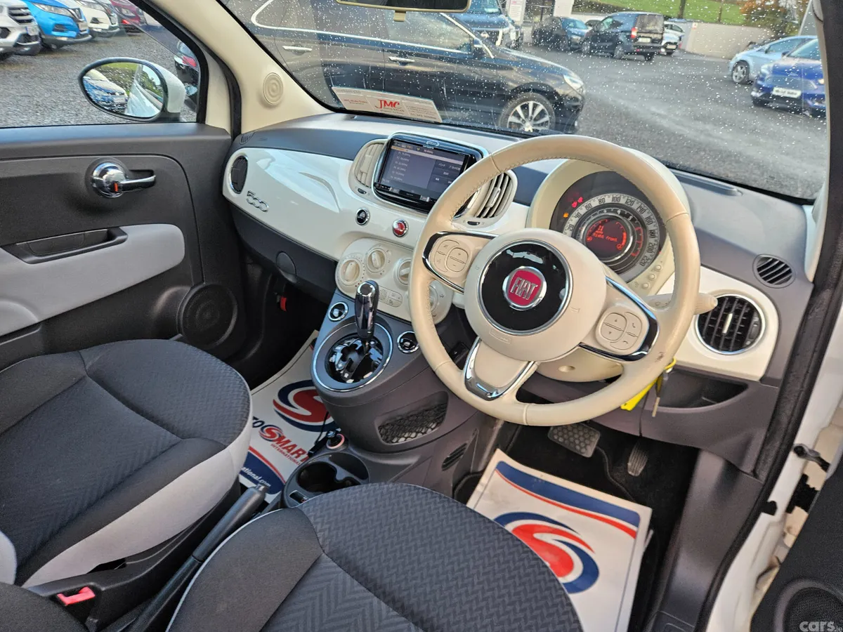 Fiat 500 Hatchback, Petrol, 2018, White