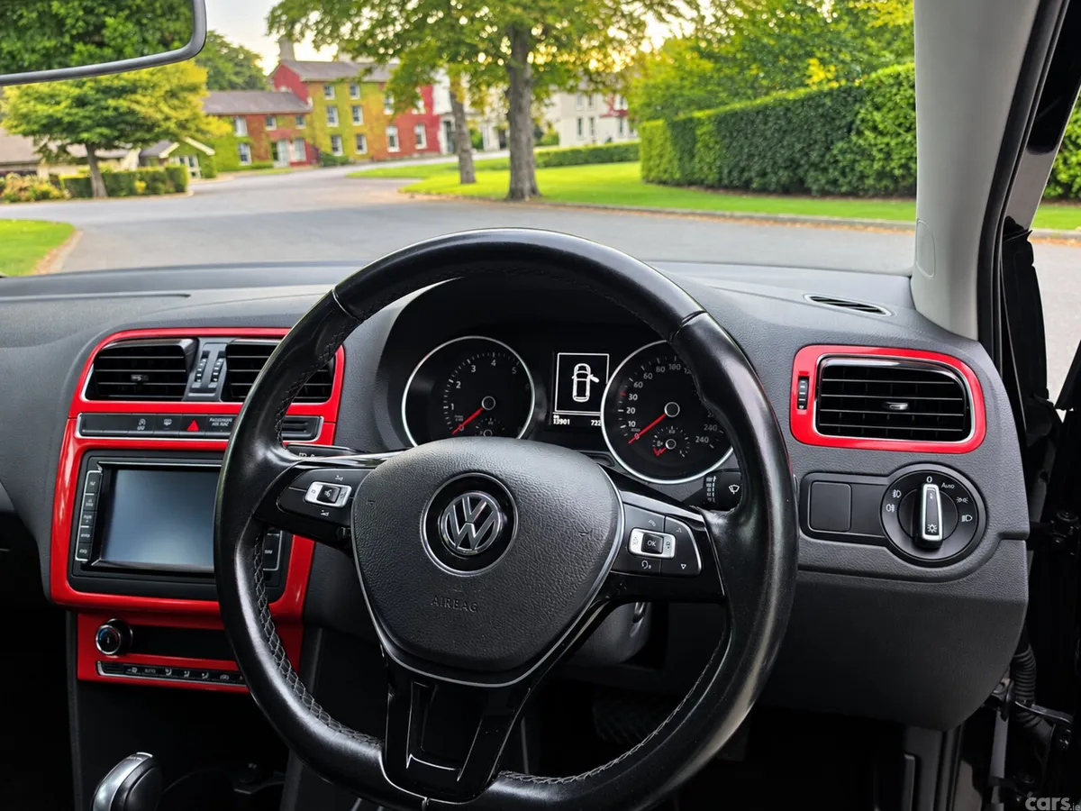 Volkswagen Polo Hatchback, Petrol, 2017, Red