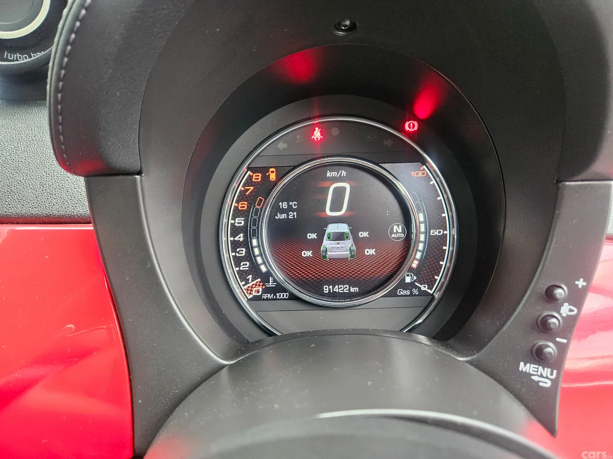 Fiat ABARTH Hatchback, Petrol, 2015, Red