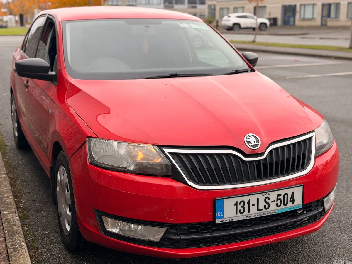 Skoda Rapid Saloon, Petrol, 2013, Red