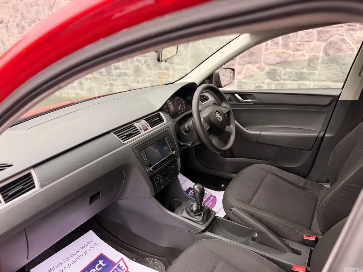 Skoda Rapid Saloon, Petrol, 2013, Red