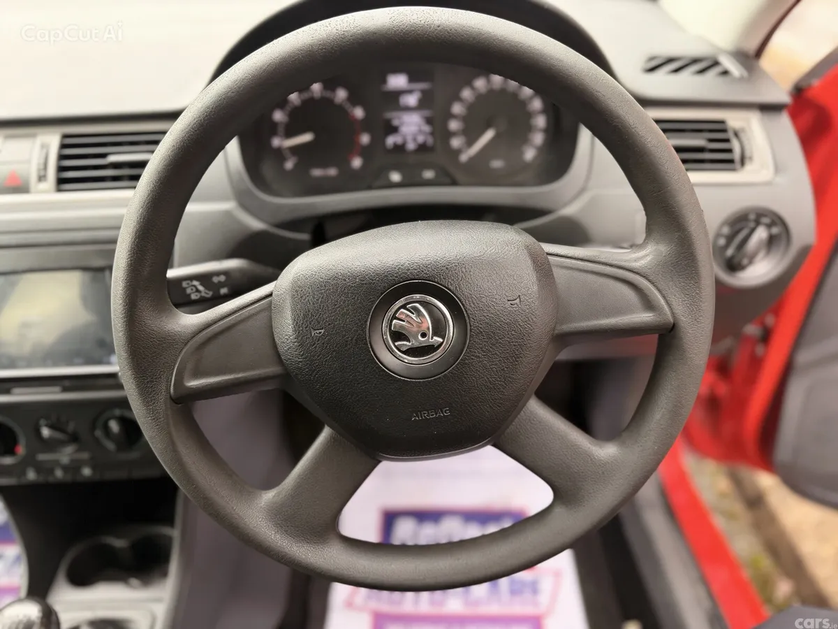 Skoda Rapid Saloon, Petrol, 2013, Red