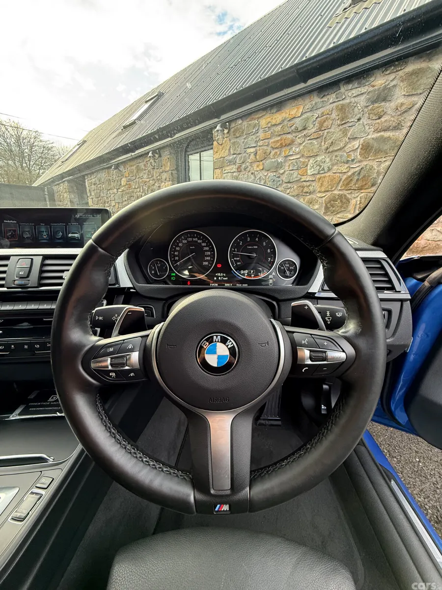 BMW 4-Series Saloon, Petrol, 2017, Blue