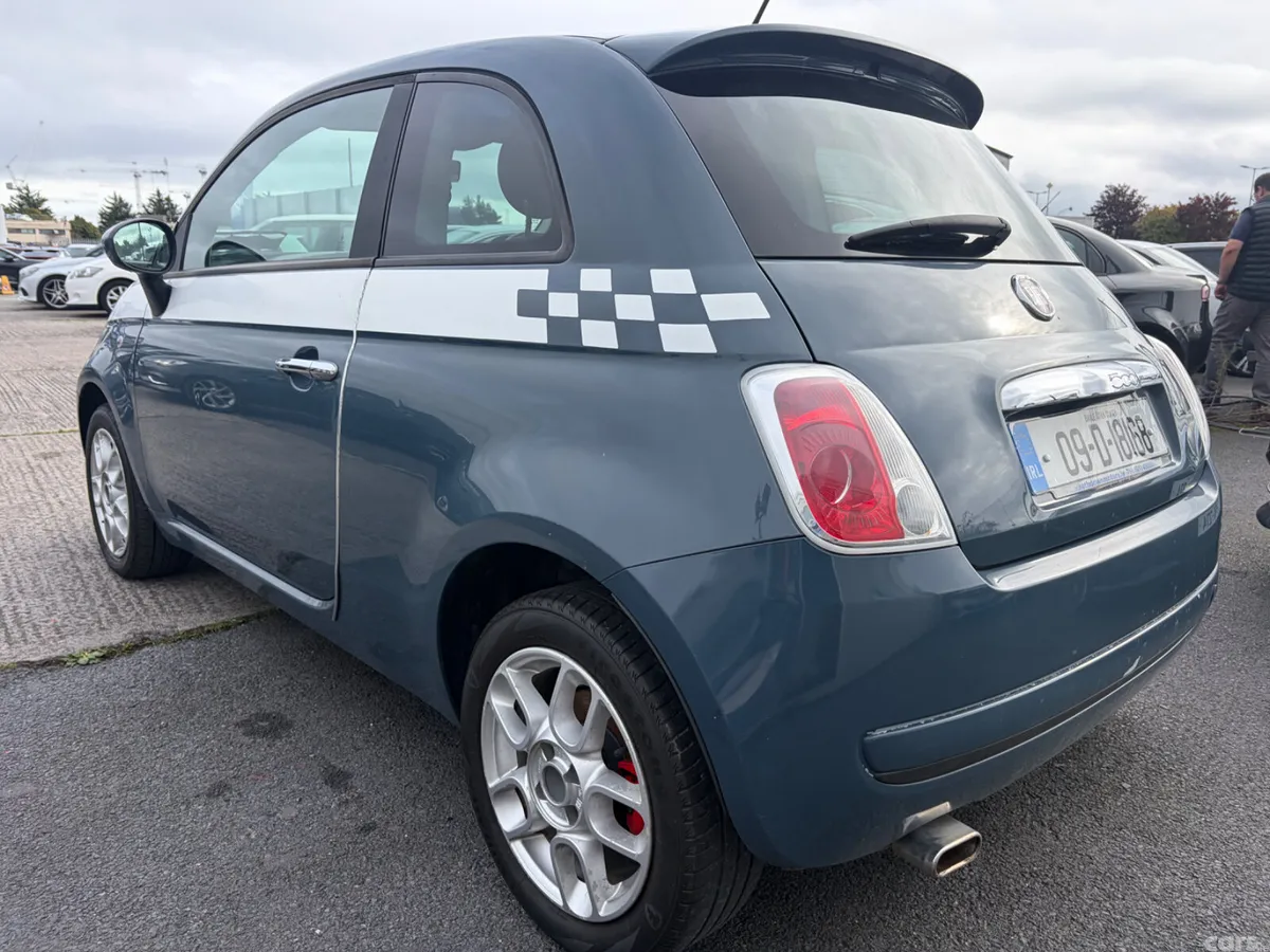 Fiat 500 Hatchback, Petrol, 2009, Blue
