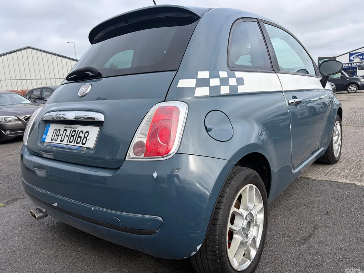 Fiat 500 Hatchback, Petrol, 2009, Blue