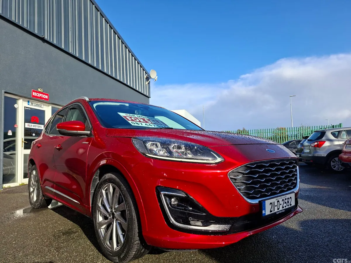 Ford Kuga SUV, Diesel Hybrid, 2021, Red