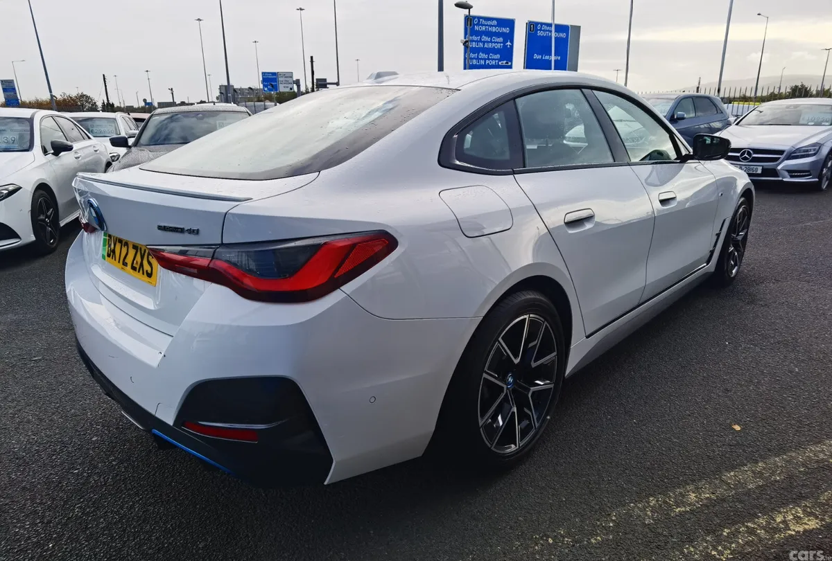 BMW i4 Coupe, Electric, 2022, White