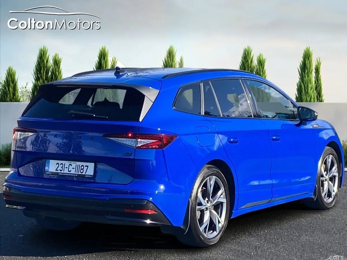 Skoda Enyaq Hatchback, Electric, 2023, Blue