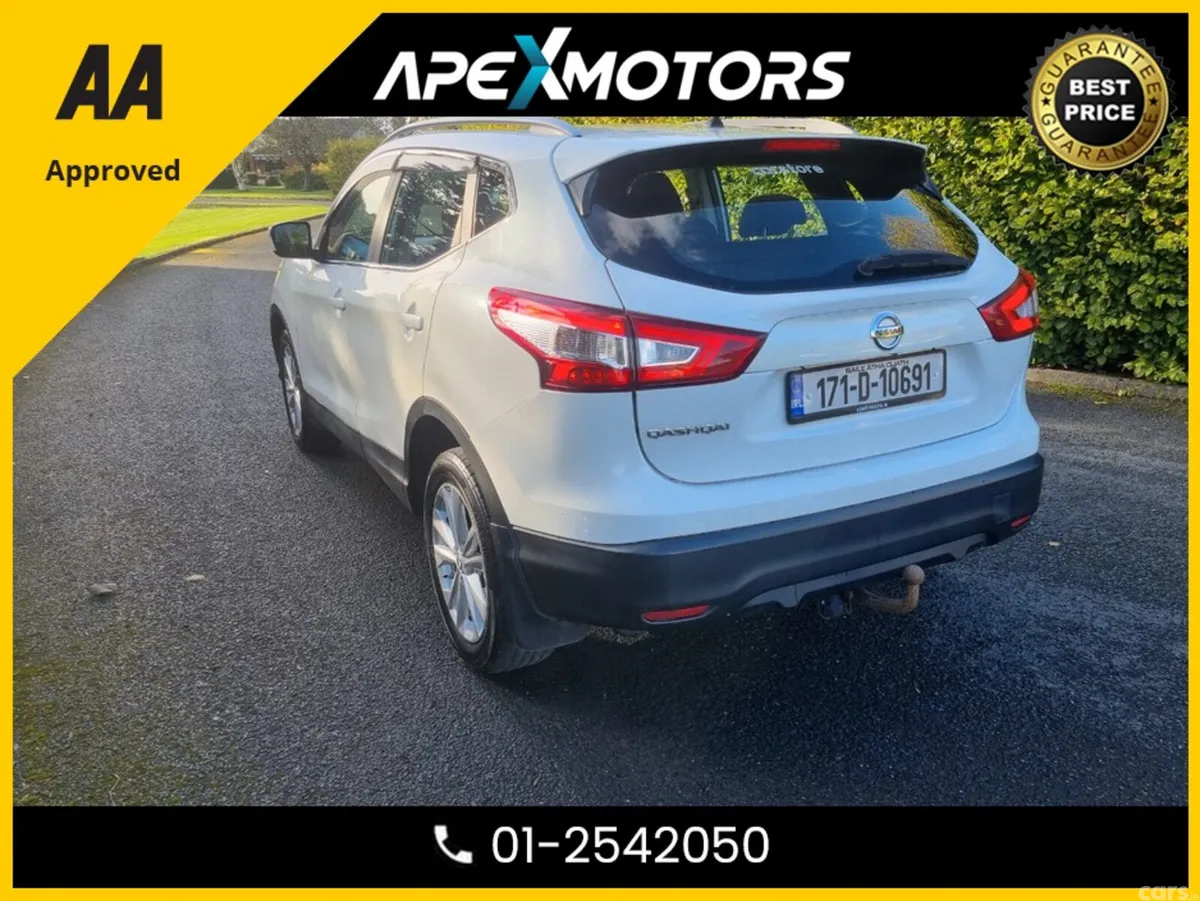 Nissan Qashqai SUV, Petrol, 2017, White