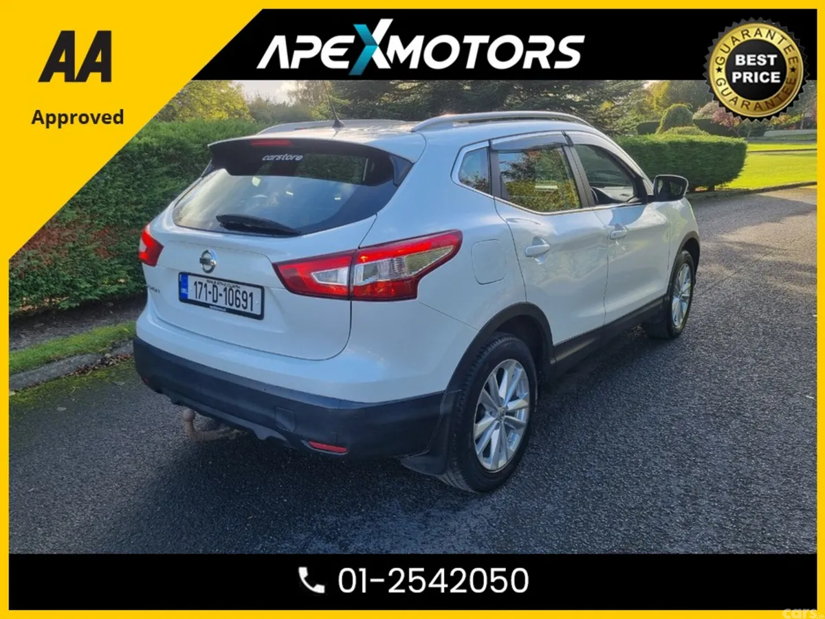 Nissan Qashqai SUV, Petrol, 2017, White