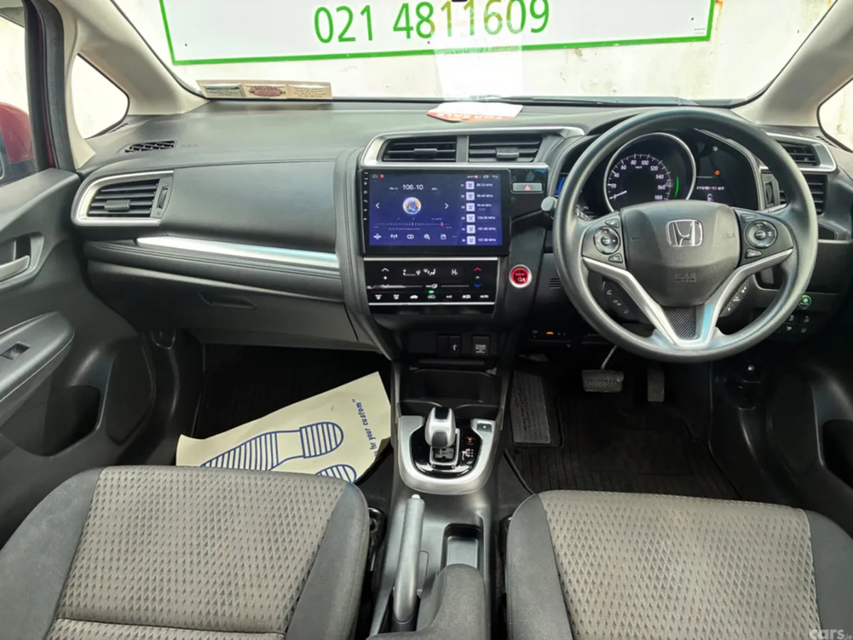 Honda Fit Hatchback, Petrol Hybrid, 2017, Red