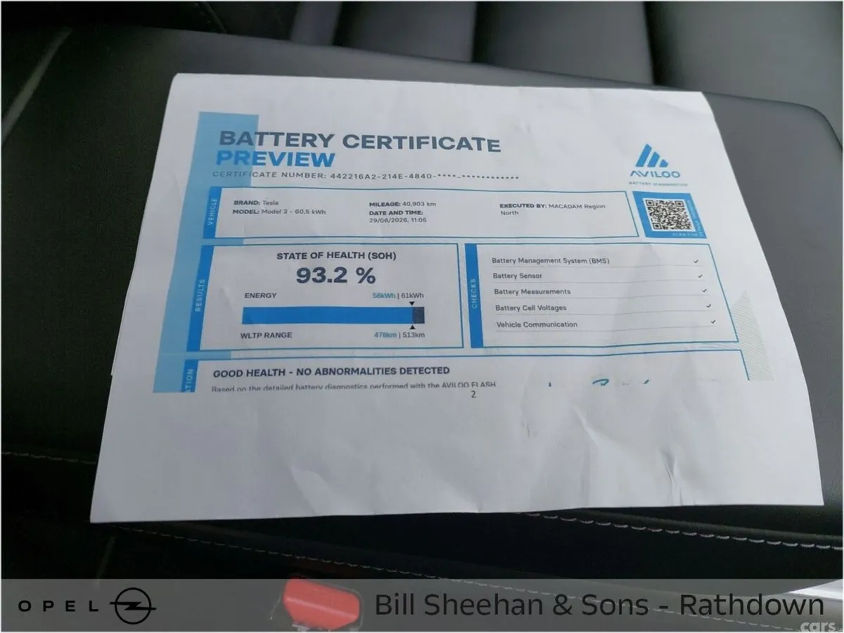 Tesla Model 3 Saloon, Electric, 2022, Blue