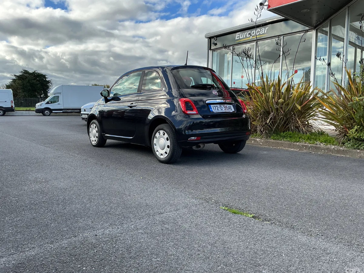 Fiat 500 Hatchback, Petrol, 2017, Black