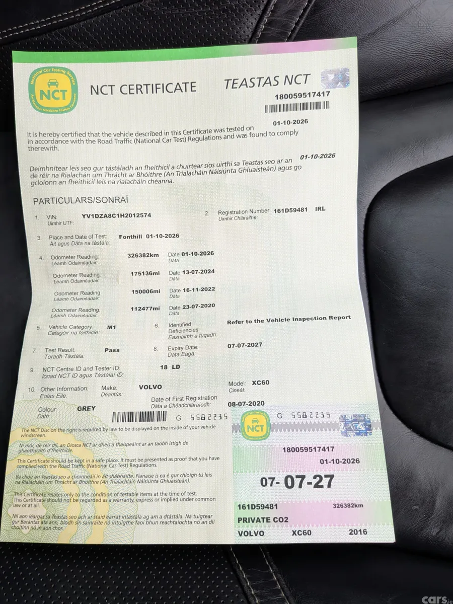 Volvo XC60 SUV, Diesel, 2016, Grey