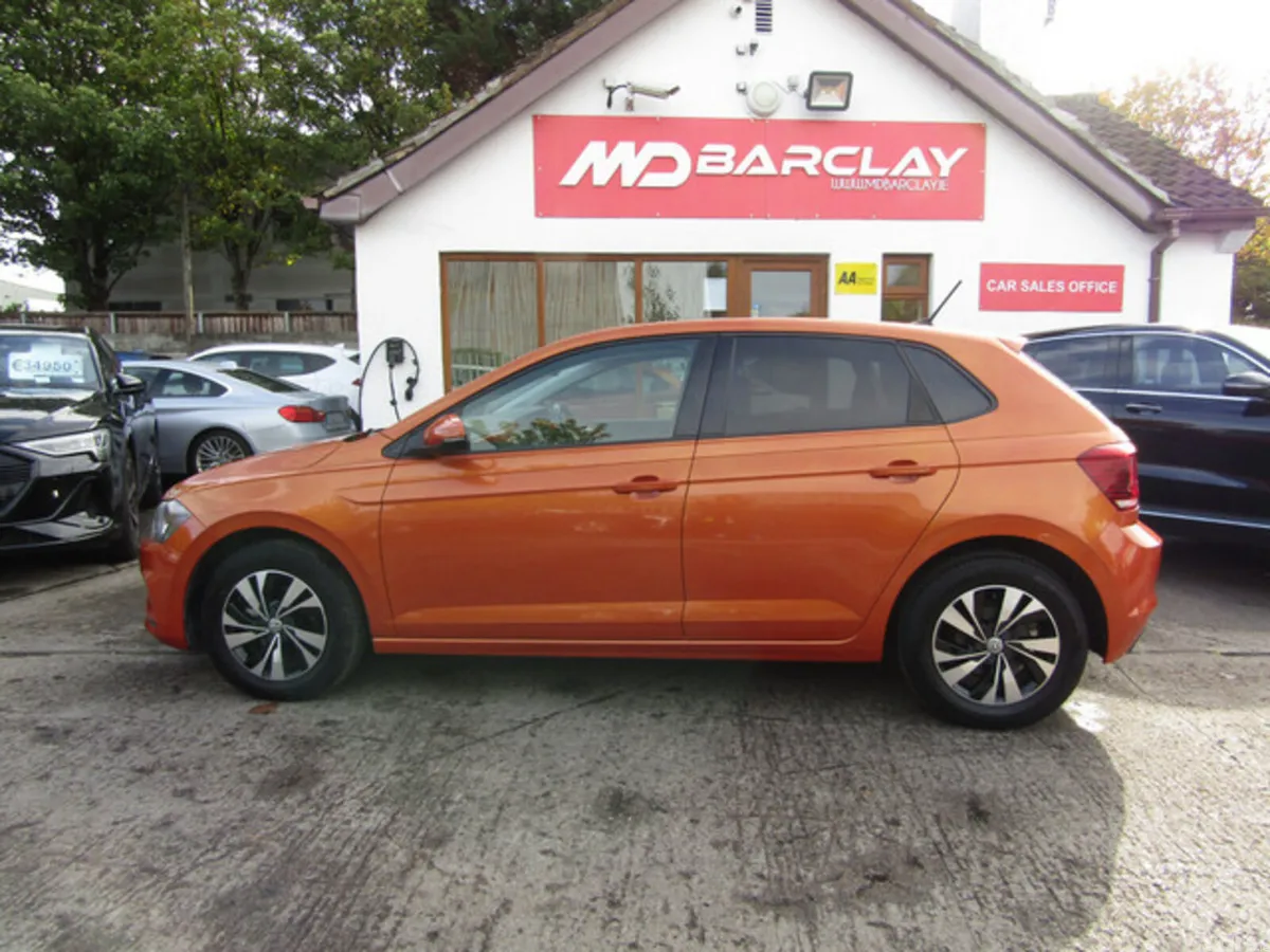 Volkswagen Polo Hatchback, Petrol, 2019, Orange