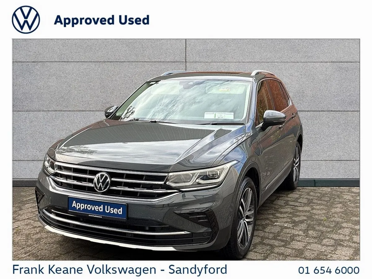 Volkswagen Tiguan SUV, Petrol Plug-in Hybrid, 2022, Grey