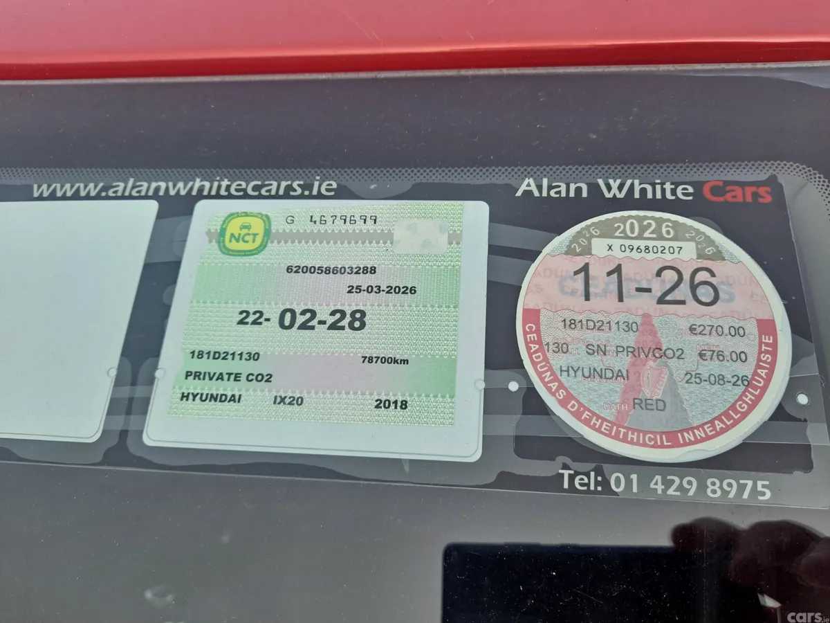Hyundai ix20 MPV, Petrol, 2018, Red