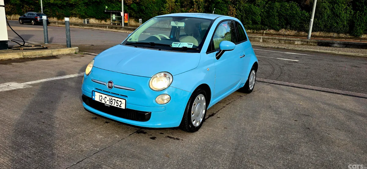 Fiat 500 Hatchback, Petrol, 2012, Blue