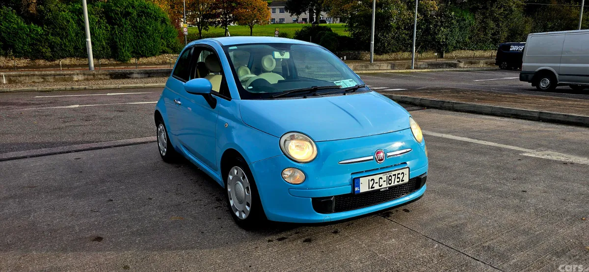 Fiat 500 Hatchback, Petrol, 2012, Blue