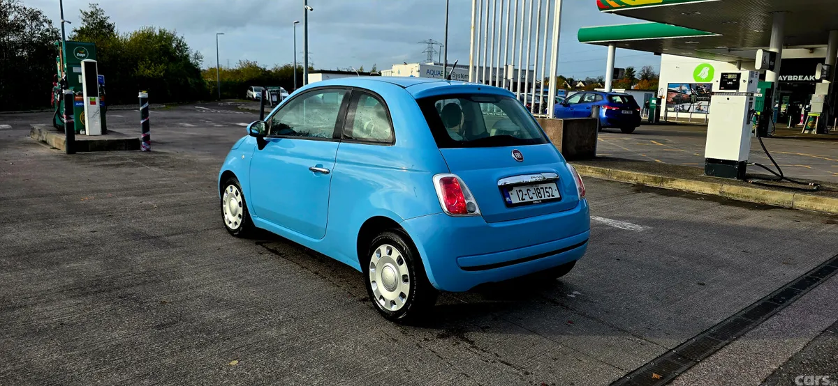 Fiat 500 Hatchback, Petrol, 2012, Blue
