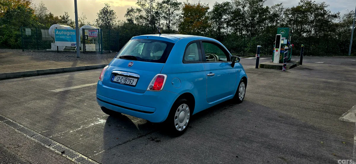 Fiat 500 Hatchback, Petrol, 2012, Blue