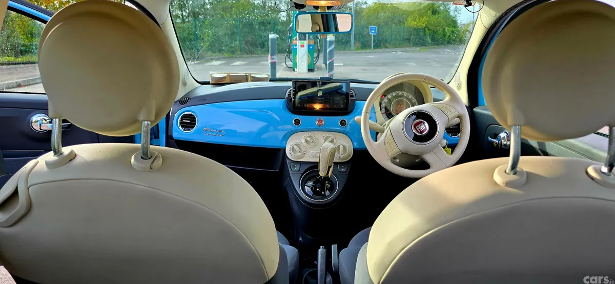 Fiat 500 Hatchback, Petrol, 2012, Blue