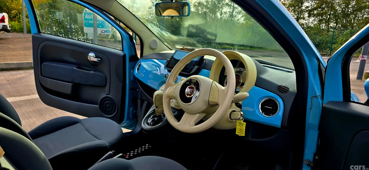 Fiat 500 Hatchback, Petrol, 2012, Blue