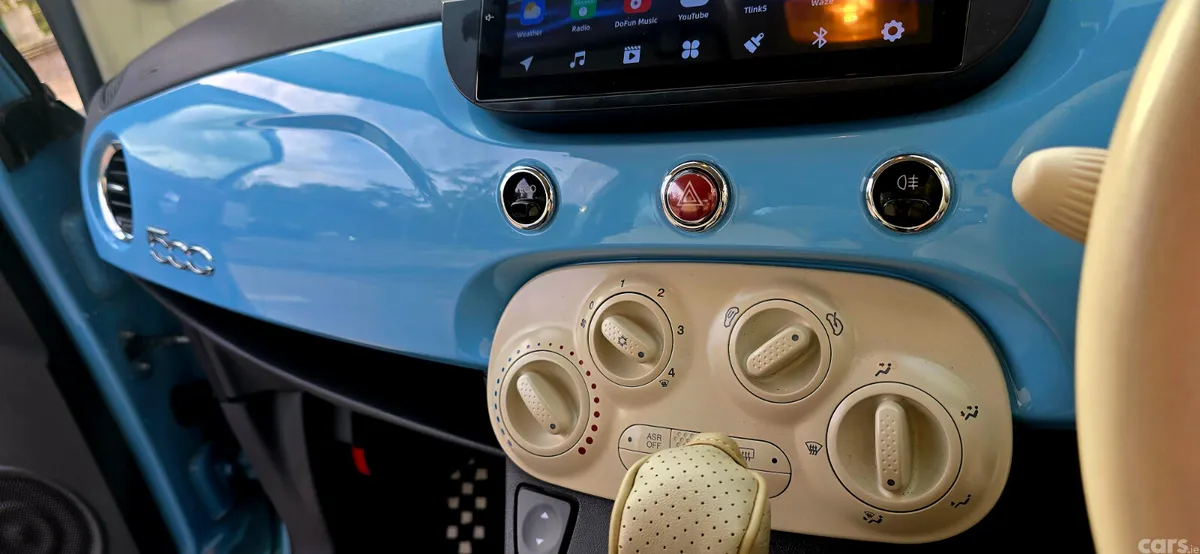 Fiat 500 Hatchback, Petrol, 2012, Blue