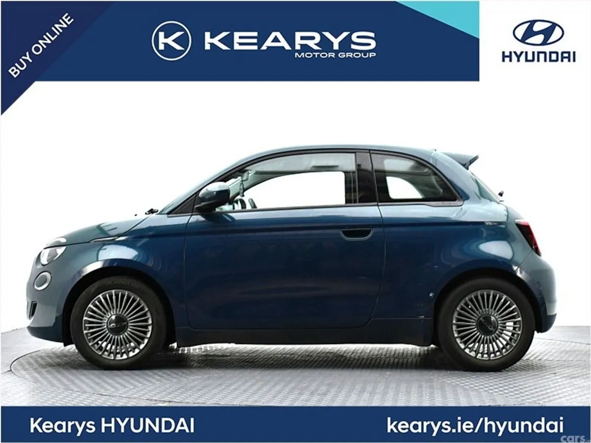 Fiat 500 Hatchback, Electric, 2022, Green