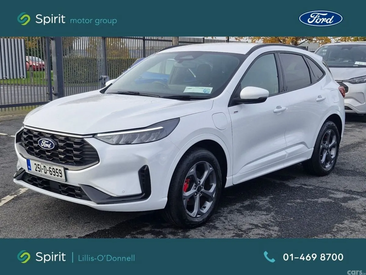 Ford Kuga SUV, Petrol Plug-in Hybrid, 2025, White