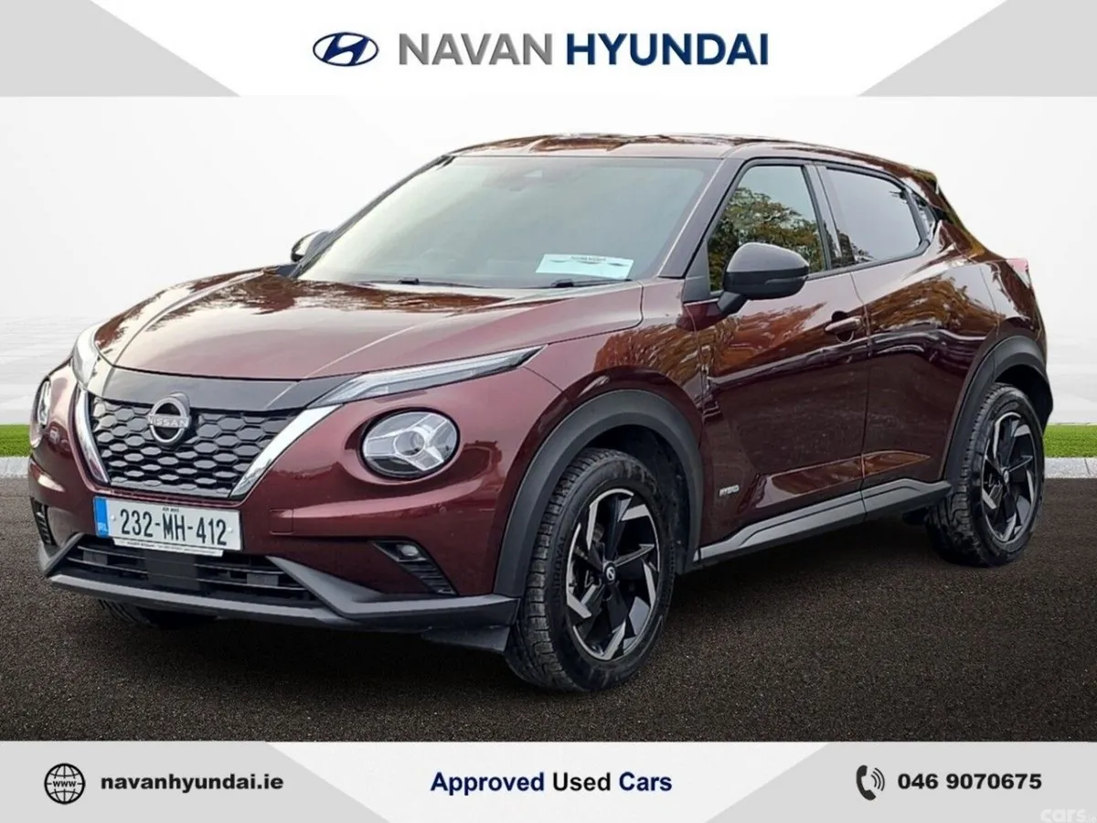 Nissan Juke SUV, Petrol Hybrid, 2023, Red