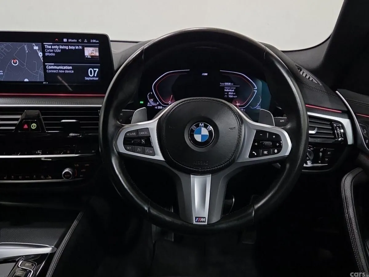 BMW 5-Series Saloon, Diesel Hybrid, 2023, Grey