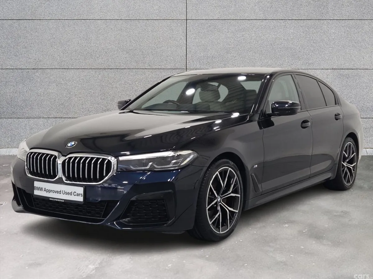 BMW 5-Series Saloon, Diesel Hybrid, 2021, Black