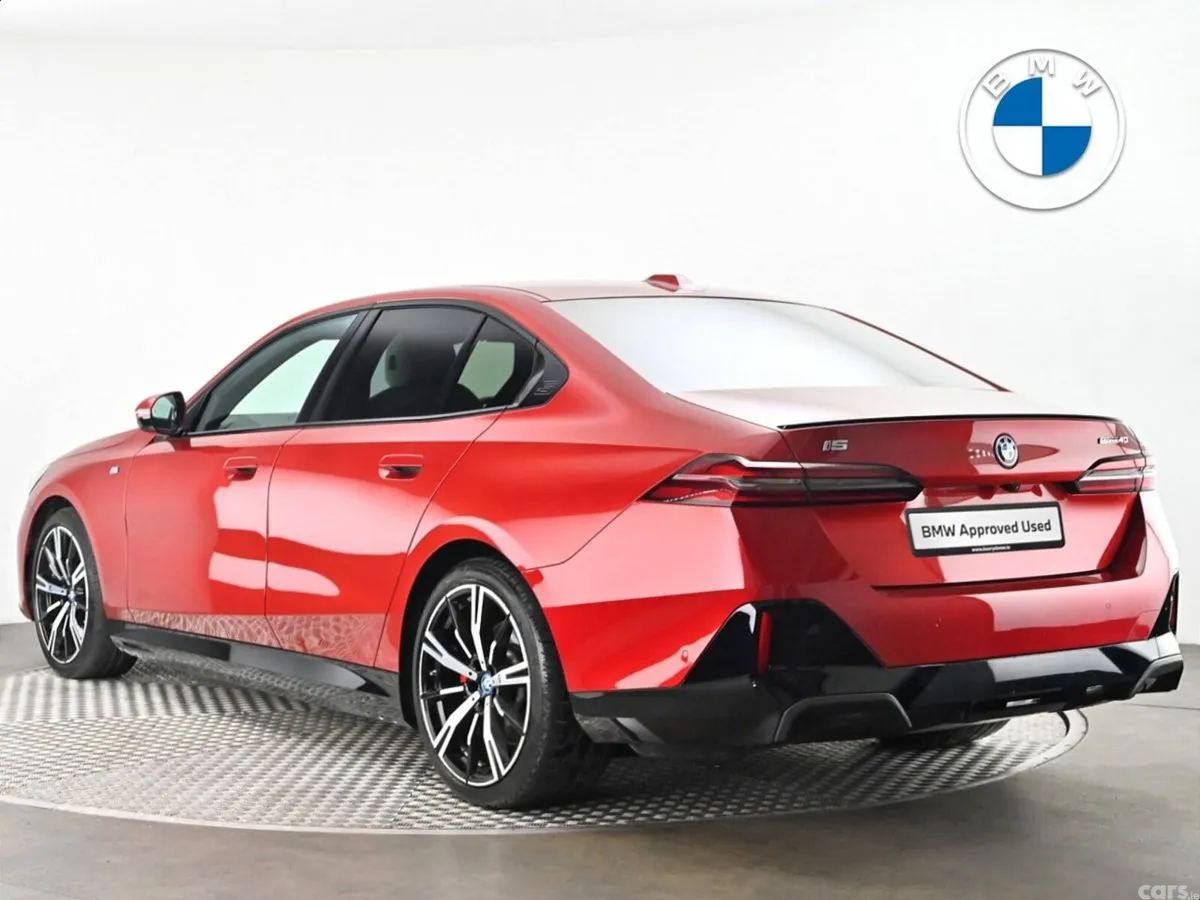 BMW i5 Saloon, Electric, 2024, Red