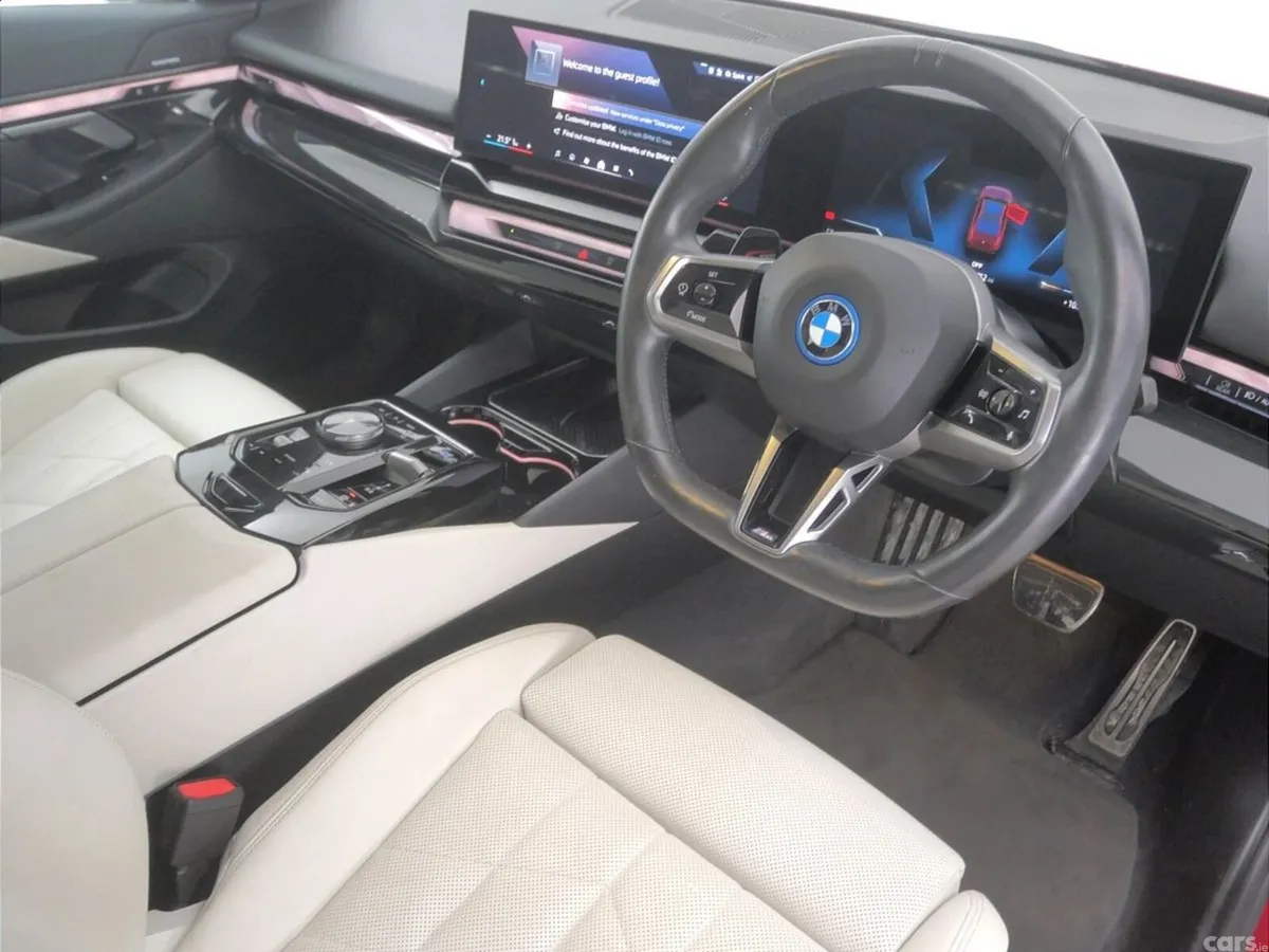 BMW i5 Saloon, Electric, 2024, Red
