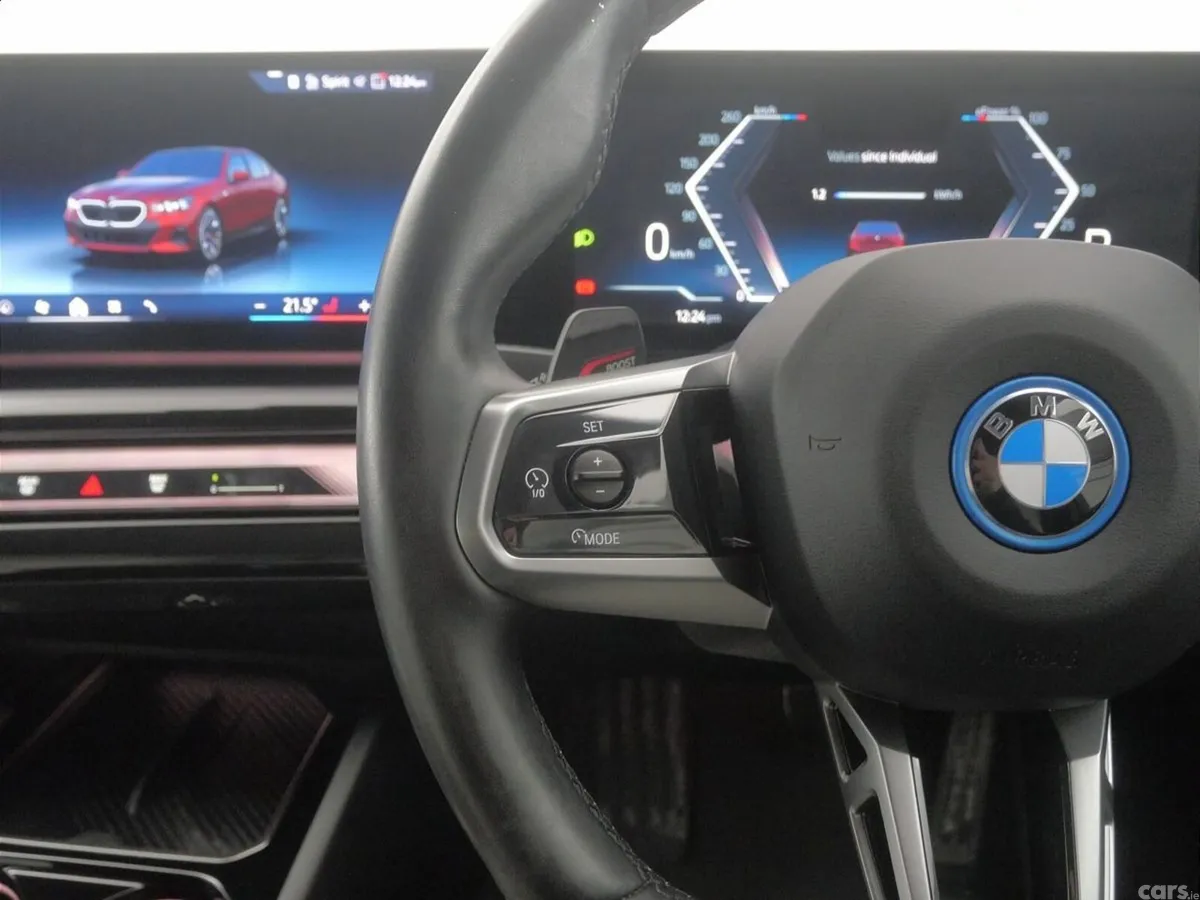 BMW i5 Saloon, Electric, 2024, Red