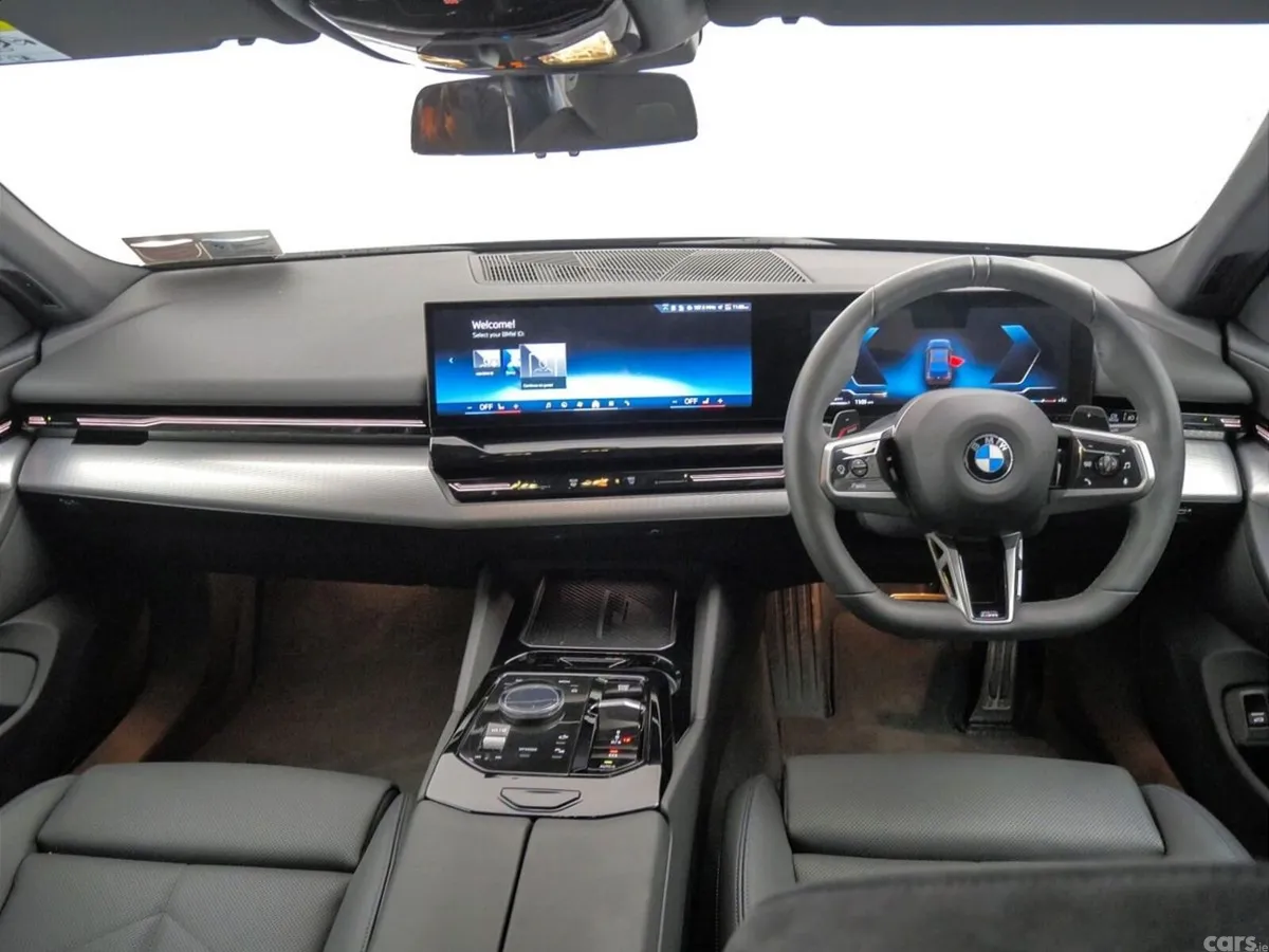 BMW 5-Series Saloon, Petrol Hybrid, 2024, Black