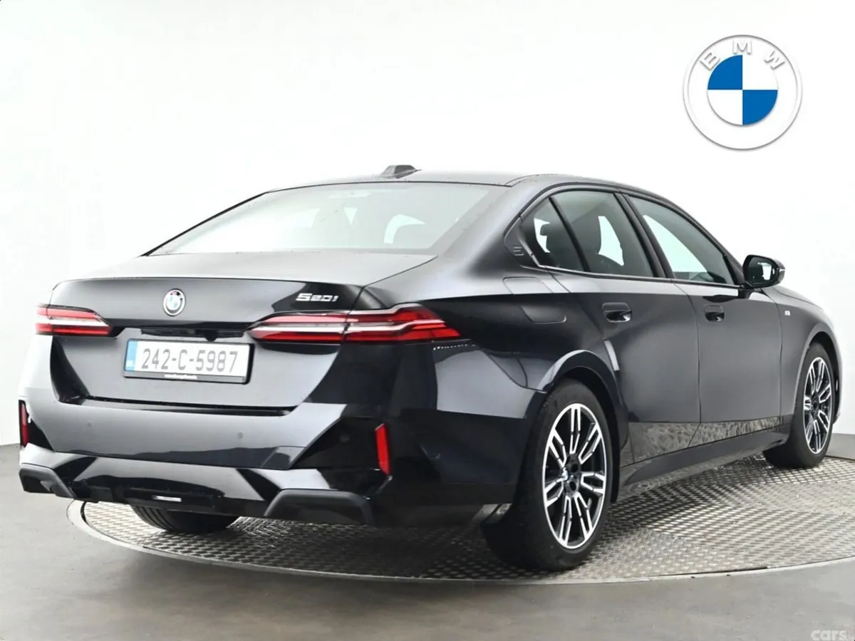 BMW 5-Series Saloon, Petrol Hybrid, 2024, Black