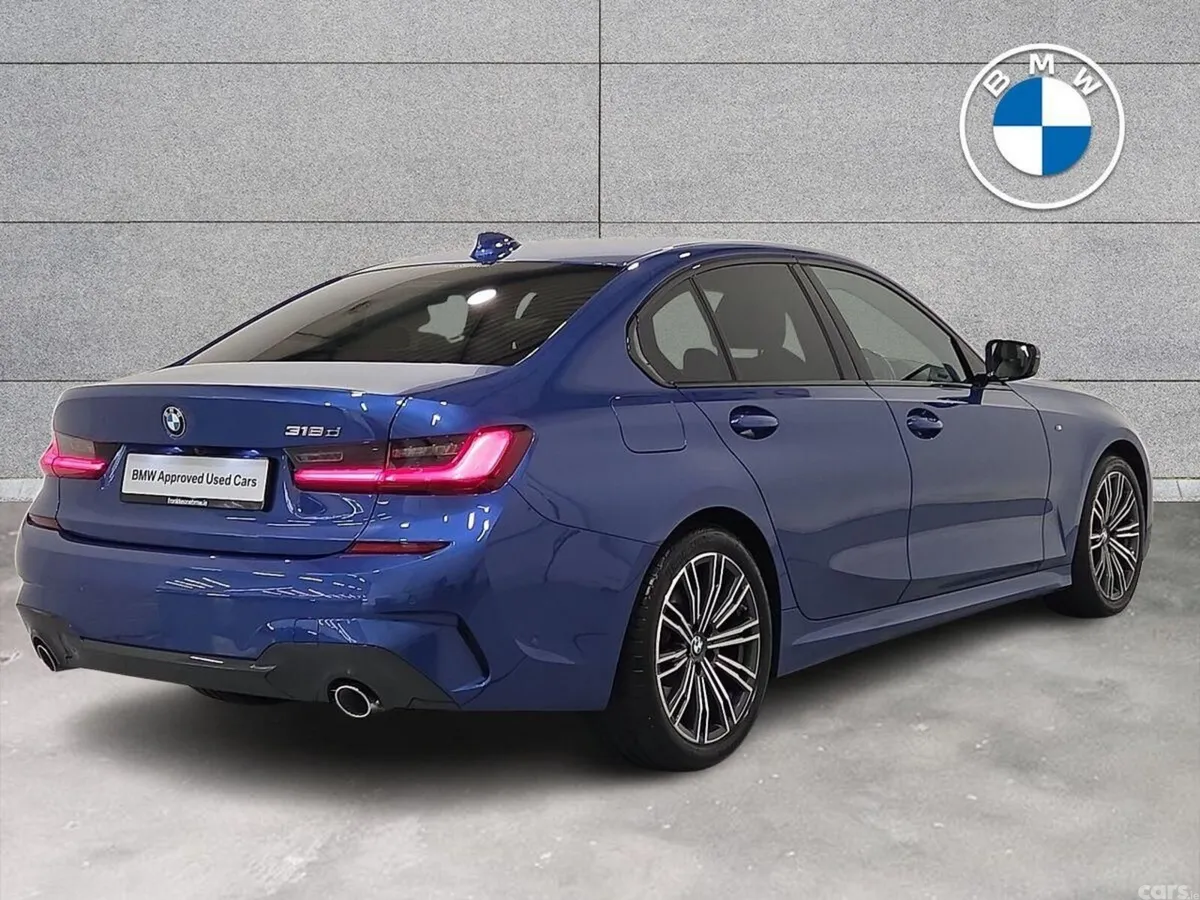 BMW 3-Series Saloon, Diesel Hybrid, 2022, Blue
